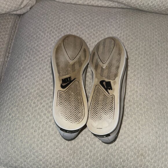 Men's Vintage High Quality Leather Nike Sneakers - White Logo - Size 11.5 US - Picture 7 of 8